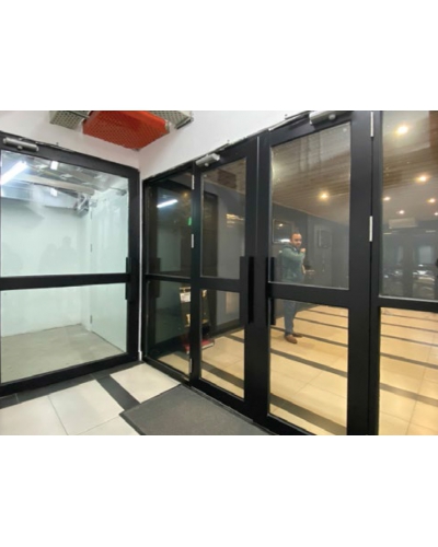 Cửa kính & vách kính  chống cháy kết hợp